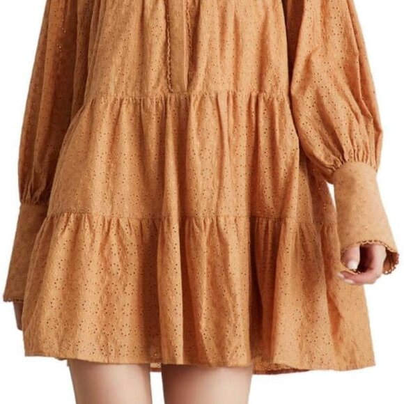 5 For $50🔥 Ruffle Sleeve Tier Tunic Or Dress, Flowy Shift Babydoll - Picture 3 of 6